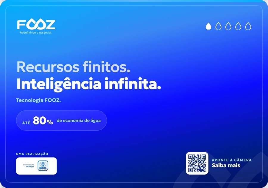 Adesivo FOOZ: recursos finitos, inteligência infinita